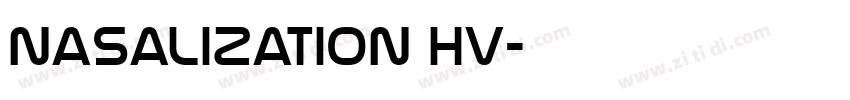 Nasalization Hv字体转换